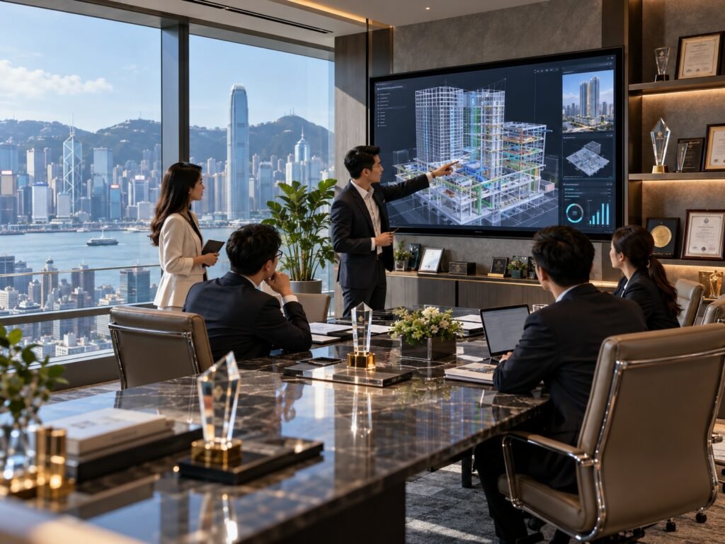 Arisehere AI 團隊展示AI、BIM及3D空間技術於實際工程項目的應用成果